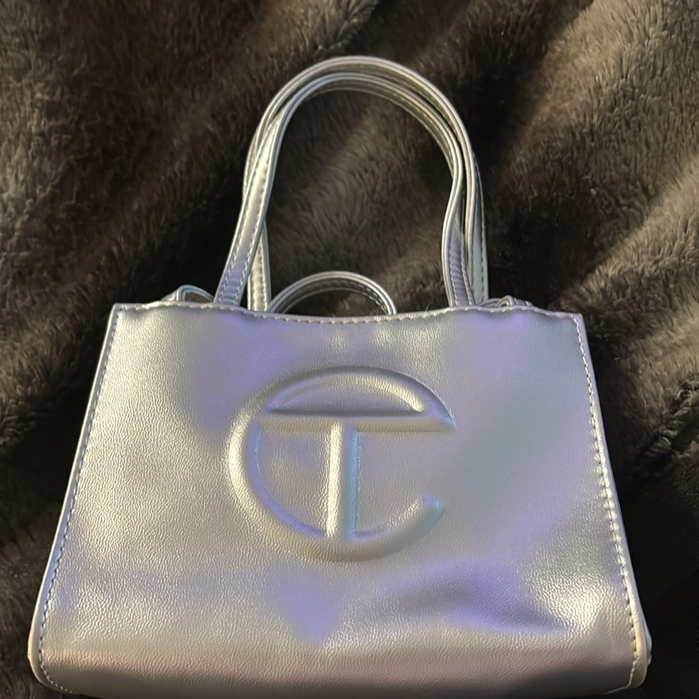 Telfar Silver Shopping Bag - Picture 3 of 9